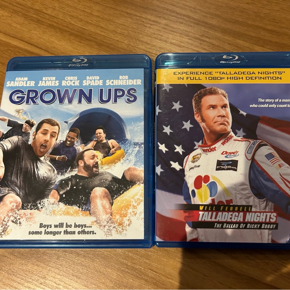 Grown Ups and Talladega Nights Blu-ray Set